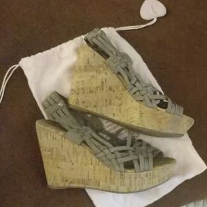 Leather Juicy Couture wedges (pre sell 2 Liz clai)